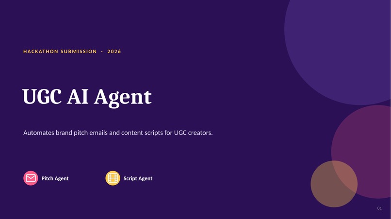 UGC AI Agent – screenshot 1