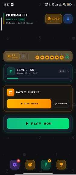 Numpath Puzzle : A Brain Game – screenshot 3