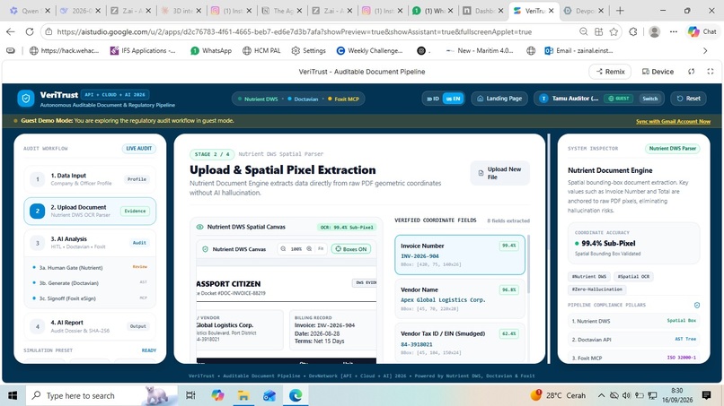 VeriTrust - Auditable Document Pipeline – screenshot 3