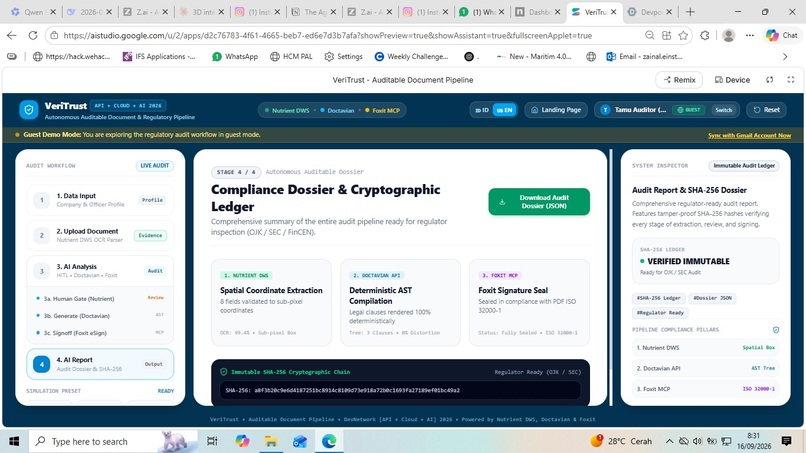 VeriTrust - Auditable Document Pipeline – screenshot 5