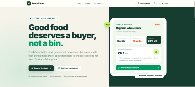 FreshSaver AI – screenshot 1