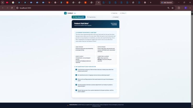 VisitBrief – screenshot 4