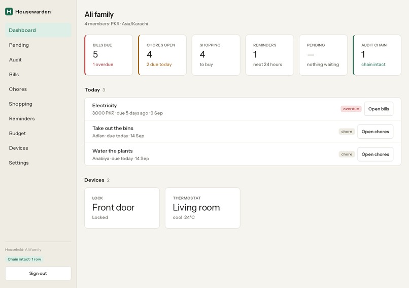 Housewarden – screenshot 1