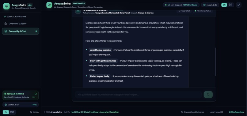 ArogyaSutra – screenshot 2