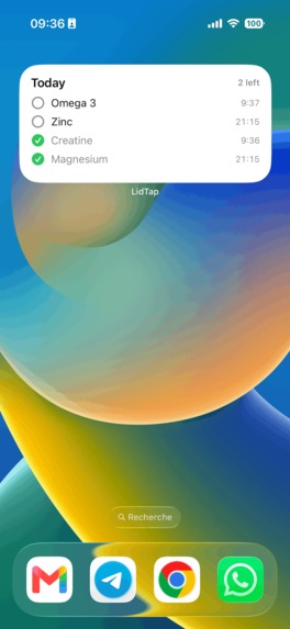 LidTap - NFC Supplements – screenshot 6