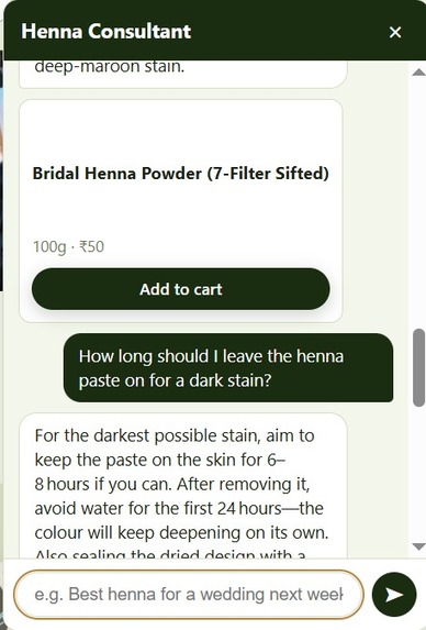 Firdouse Heena — AI Henna Consultant – screenshot 4