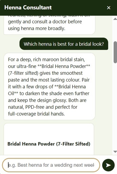 Firdouse Heena — AI Henna Consultant – screenshot 5