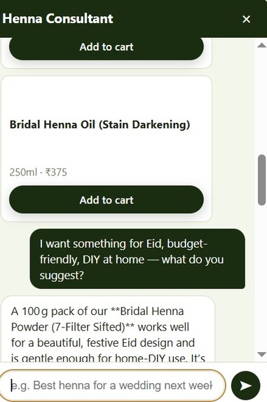 Firdouse Heena — AI Henna Consultant – screenshot 6