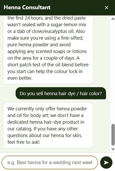 Firdouse Heena — AI Henna Consultant – screenshot 7