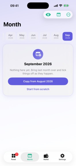Wallet Coach: Monthly Budget – screenshot 1