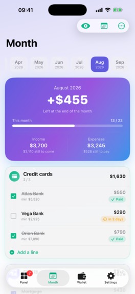 Wallet Coach: Monthly Budget – screenshot 5