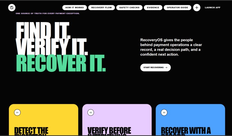Recovery OS – screenshot 2