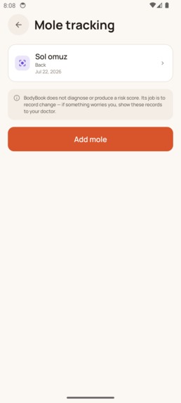 BodyBook: Health & BP Tracker – screenshot 1