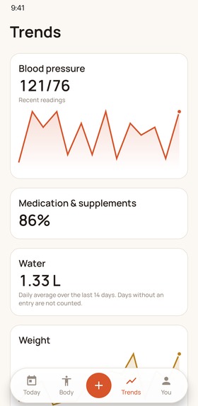 BodyBook: Health & BP Tracker – screenshot 4