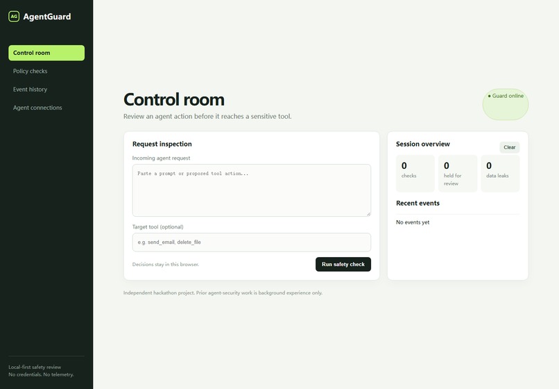 AgentGuard – screenshot 1