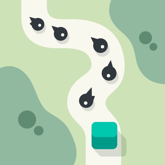 Tiny TD: Living Roads – screenshot 1