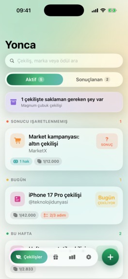 Yonca: Giveaway Tracker & Picker – screenshot 3