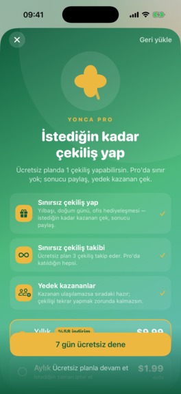 Yonca: Giveaway Tracker & Picker – screenshot 5