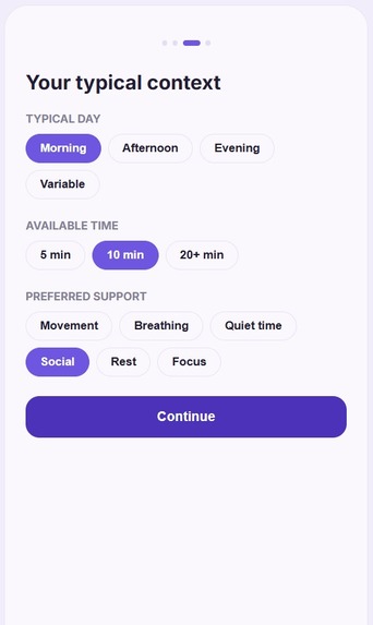 AURA — AI-Powered Personal Wellbeing Twin – screenshot 4