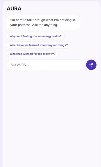 AURA — AI-Powered Personal Wellbeing Twin – screenshot 10
