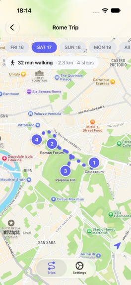 Routeful - Travel Planner – screenshot 7