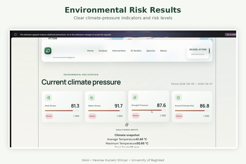 GAIA: Smart Environmental Decision Support – screenshot 3