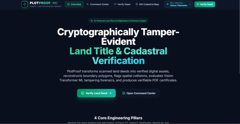 PLOTPROOF – screenshot 1