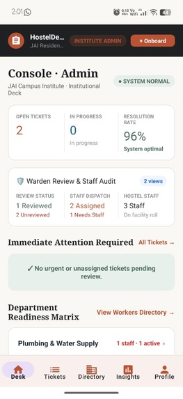 HostelDesk – screenshot 1