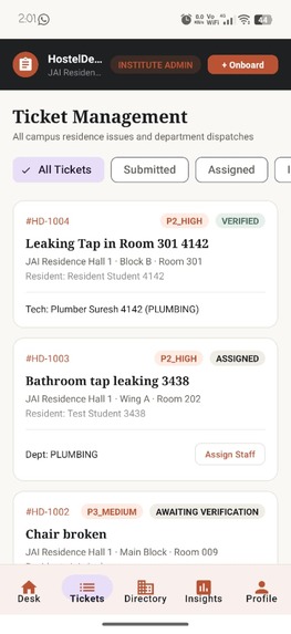 HostelDesk – screenshot 2