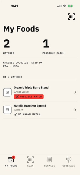 Is My Food Recalled? – screenshot 5