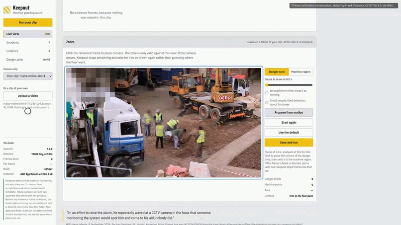 Keepout – screenshot 1
