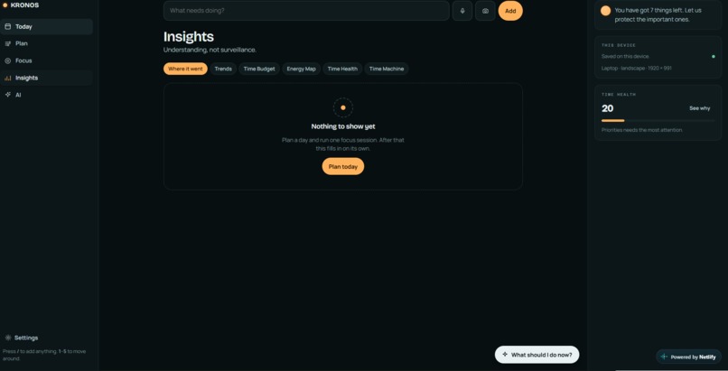 Kronos – screenshot 1