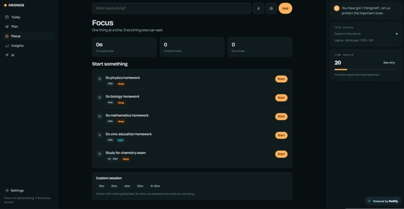 Kronos – screenshot 3