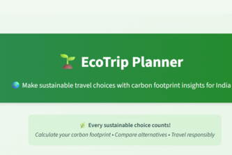 EcoTrip Planner
