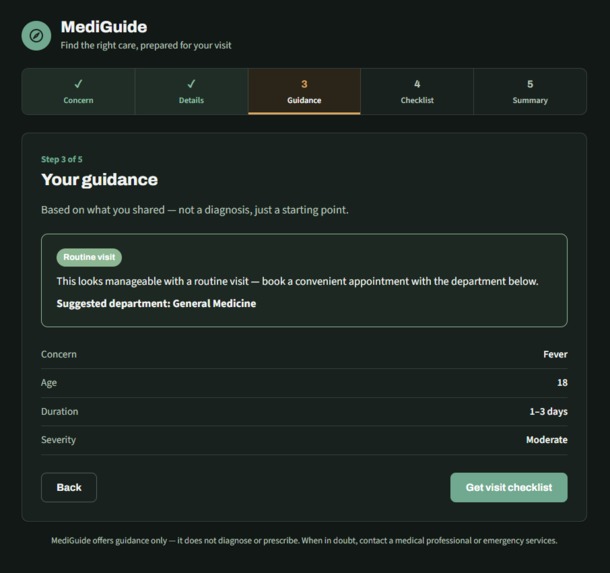 MediGuide – screenshot 3