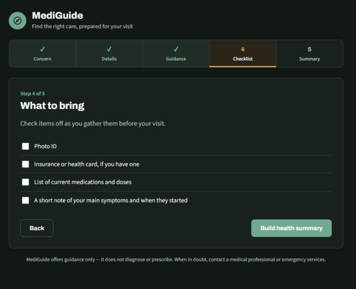 MediGuide – screenshot 4