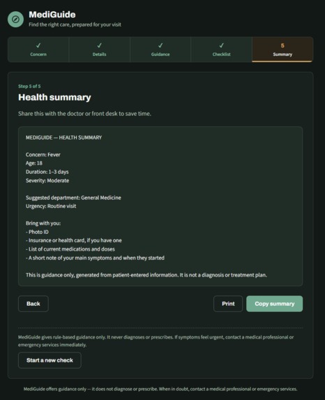 MediGuide – screenshot 5