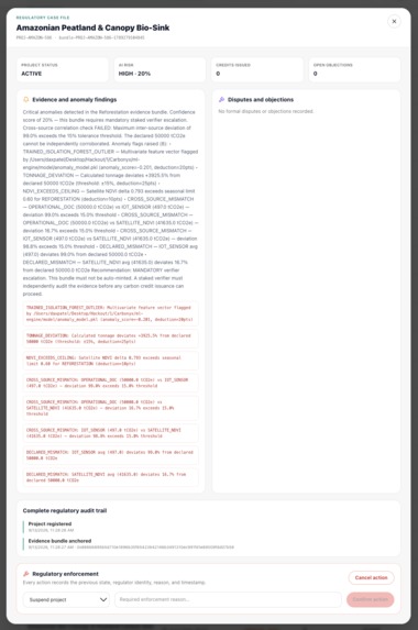 Carbonyx: AI & Web3 Carbon Credit Protocol – screenshot 5