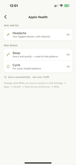 Migraine Tracker – MiGi – screenshot 9