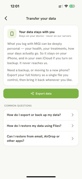 Migraine Tracker – MiGi – screenshot 8