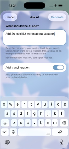 StarryWords: Learn Languages – screenshot 2