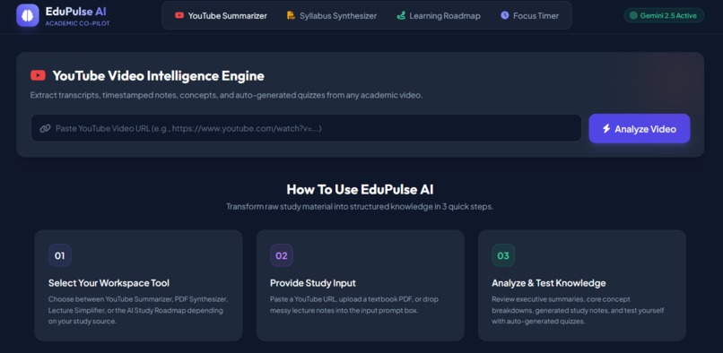 EduPulse AI – screenshot 1