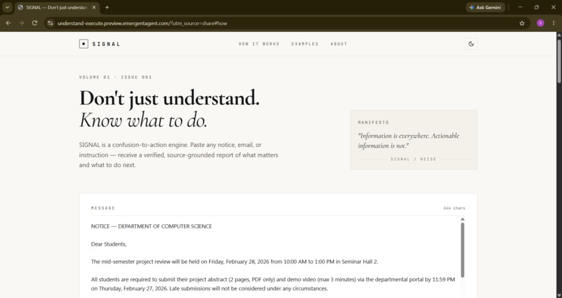 SIGNAL – screenshot 1
