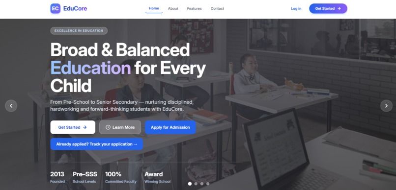 EDUCORE – screenshot 1