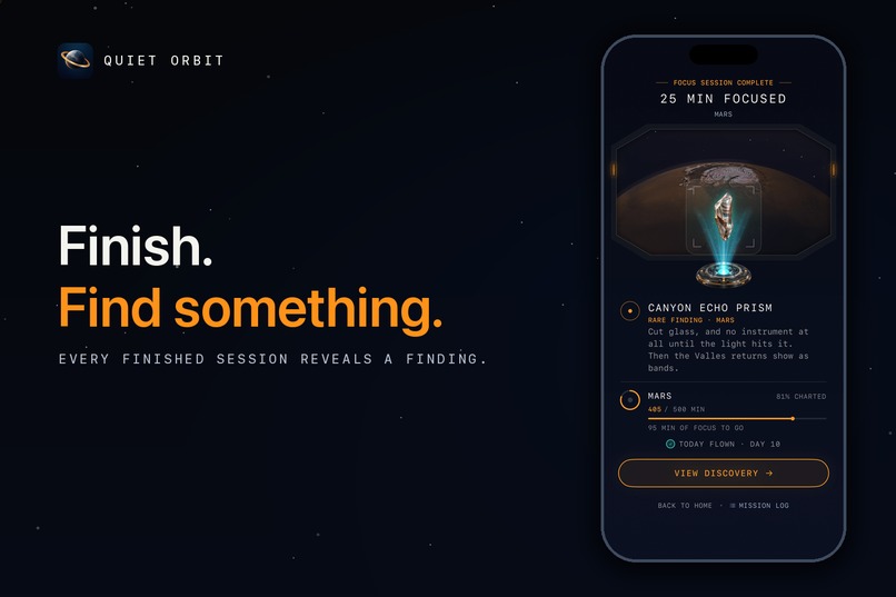 Quiet Orbit: Focus Timer and App Blocker – screenshot 4