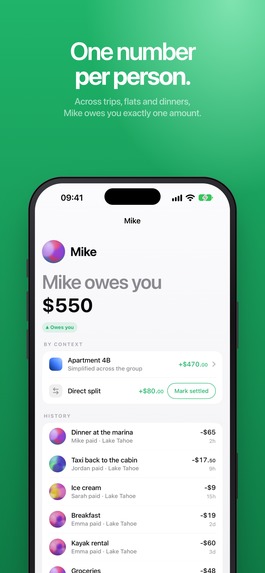 Halv: Split Expenses – screenshot 1