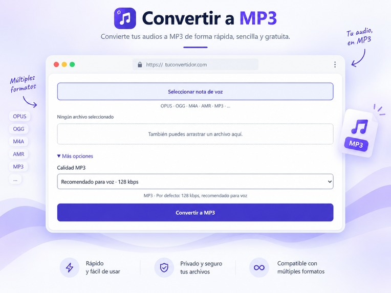 ConvertirAudioaMP3 – screenshot 1