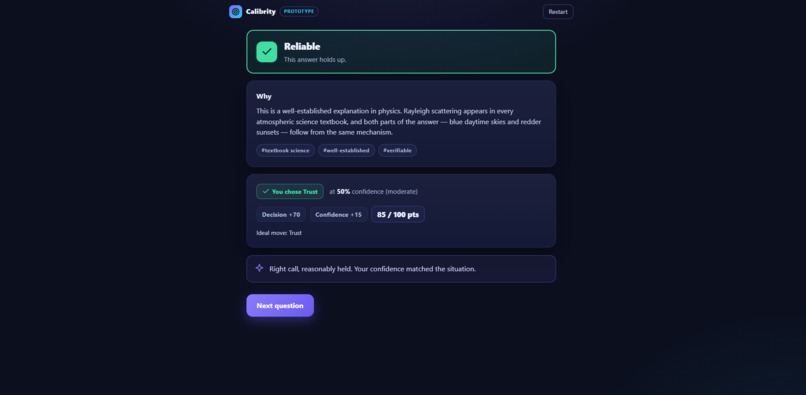 Calibrity – screenshot 8
