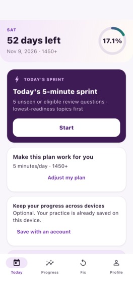 ReadyScore — Know What to Practice Today – screenshot 7