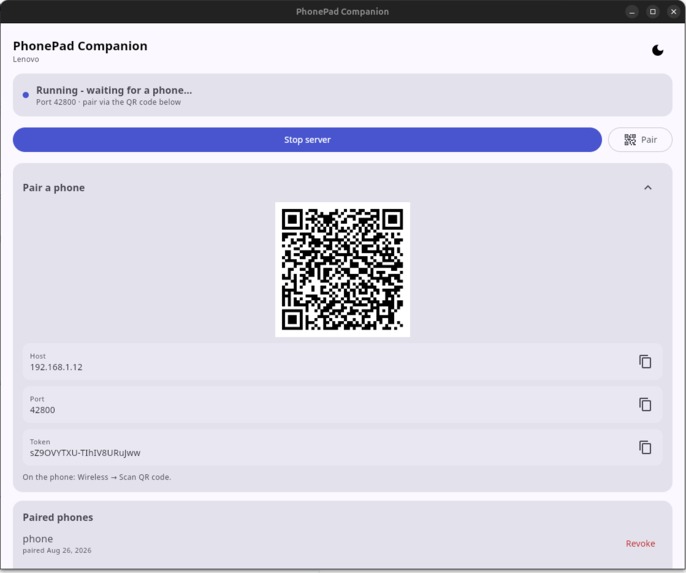 PhonePad – screenshot 1